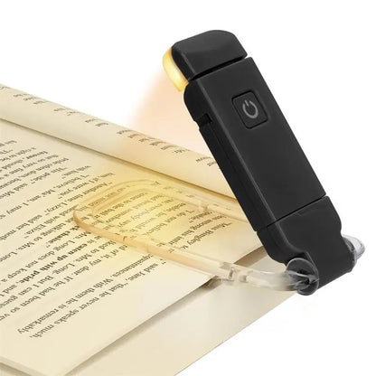 Luminara Scribe - Lampe pince rechargeable idéale pour la lecture de nuit, lumière douce et ciblée.